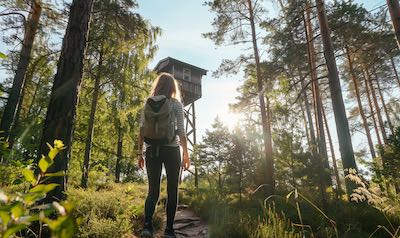 Tag 3 - finnlandreise tampere wald wanderung aussicht