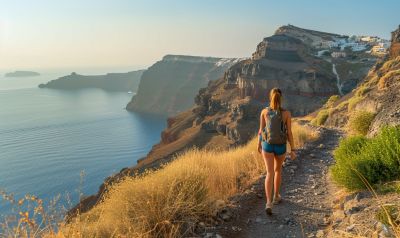 Tag 4 - wandern fira oia santorini griechenland
