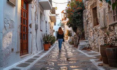 Tag 5 - naxos altstadt portara griechenland reise