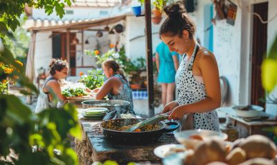 Tag 6 - kochkurs naxos familienessen griechenland