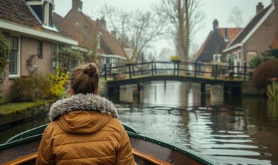 Tag 9 - giethoorn bootsfahrt kanal romantik niederlande reise